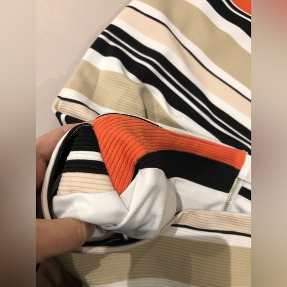 CLEO | Ottoman Striped Pencil Skirt Size 18 - Picture 5 of 10